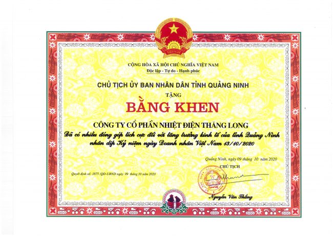 Bang khen